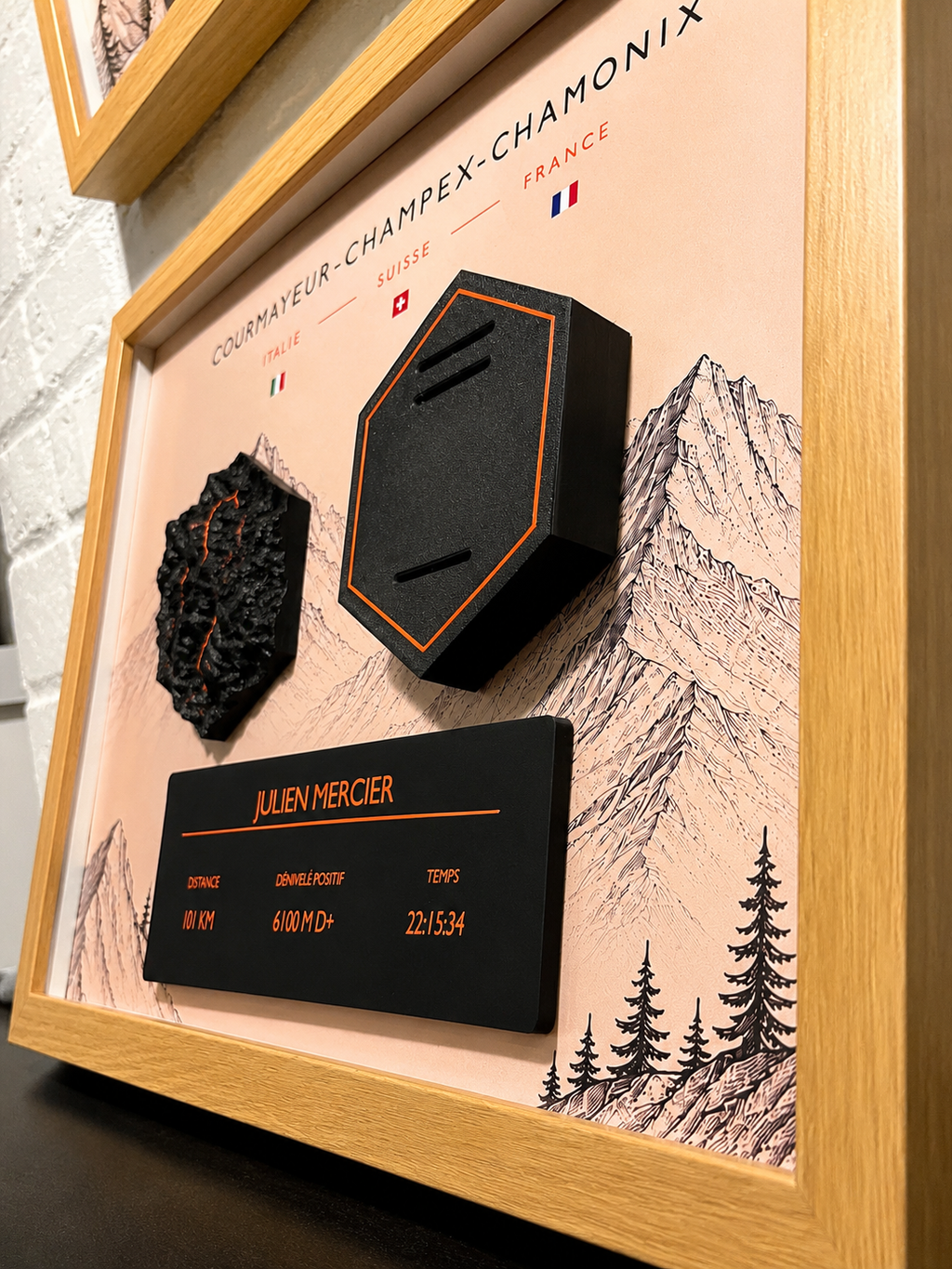 Cadre Trail Legacy Personnalisé CCC – Courmayeur-Champex-Chamonix