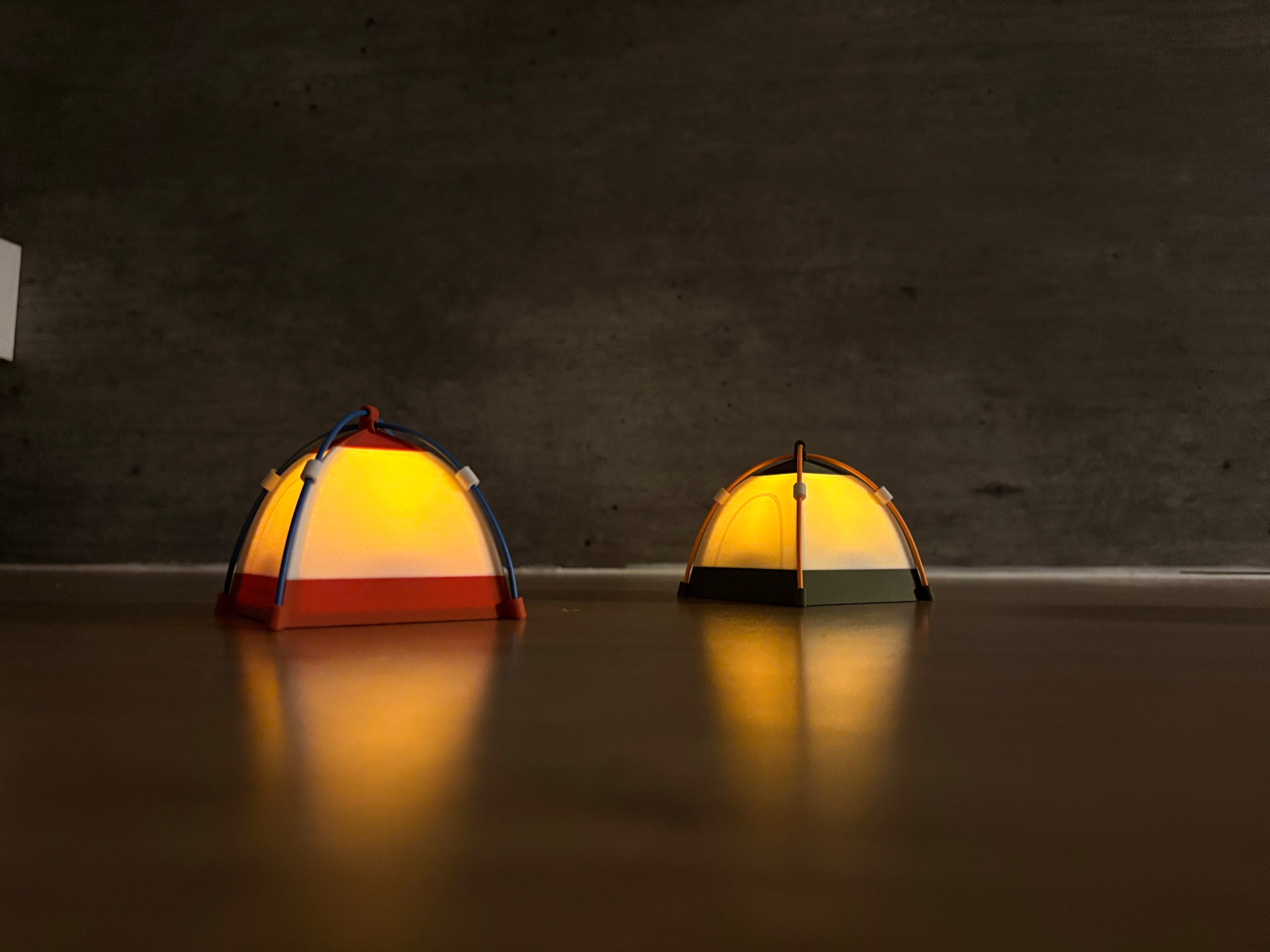 Mini Tente de Camping — Photophore 3D | Décoration Outdoor