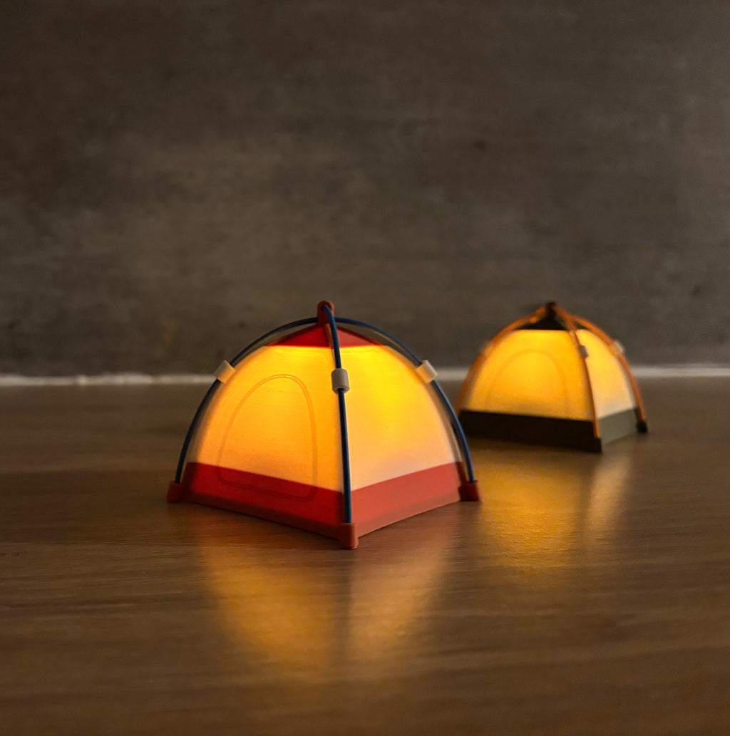 Mini Tente de Camping — Photophore 3D | Décoration Outdoor
