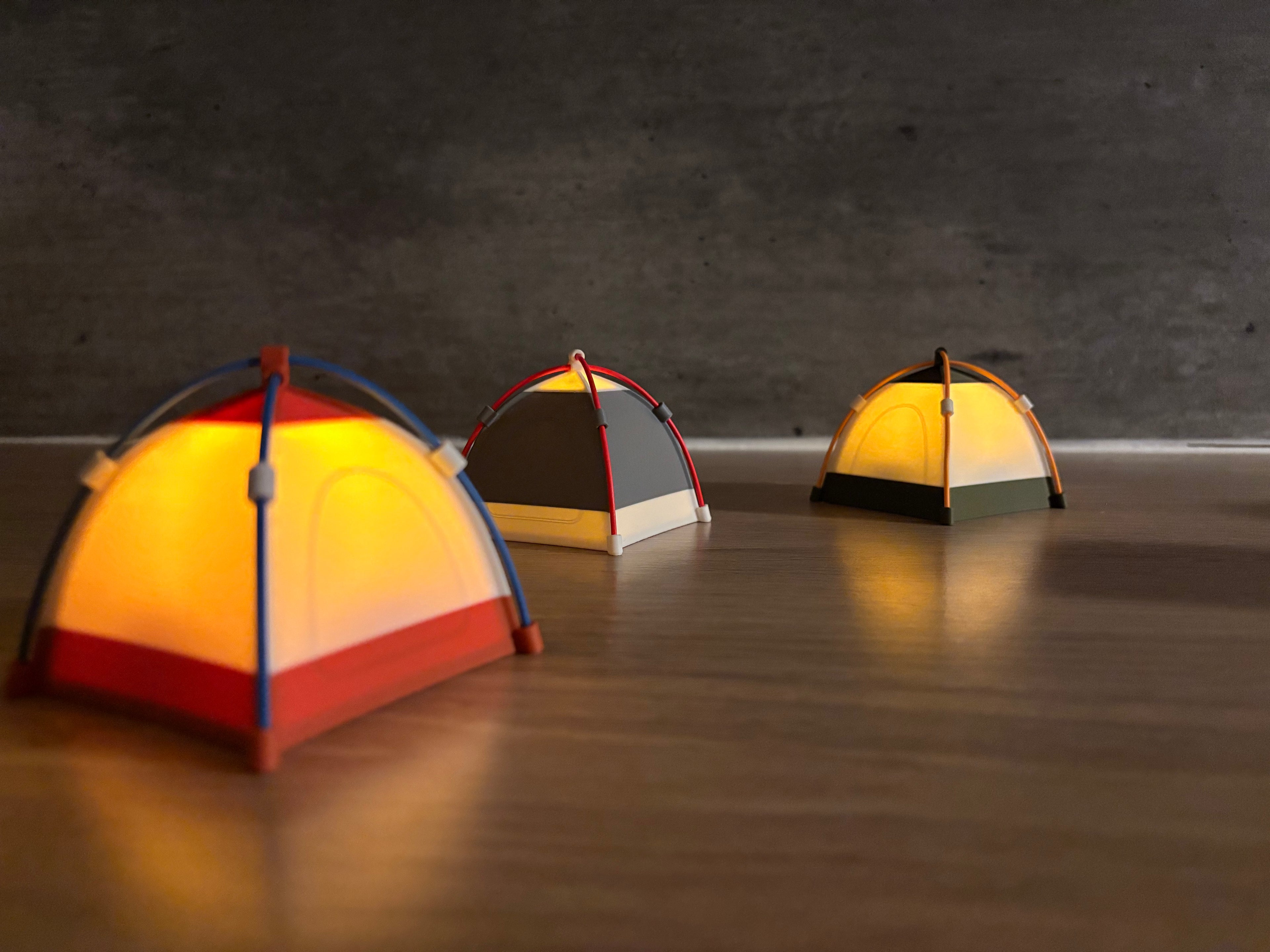Mini Tente de Camping — Photophore 3D | Décoration Outdoor