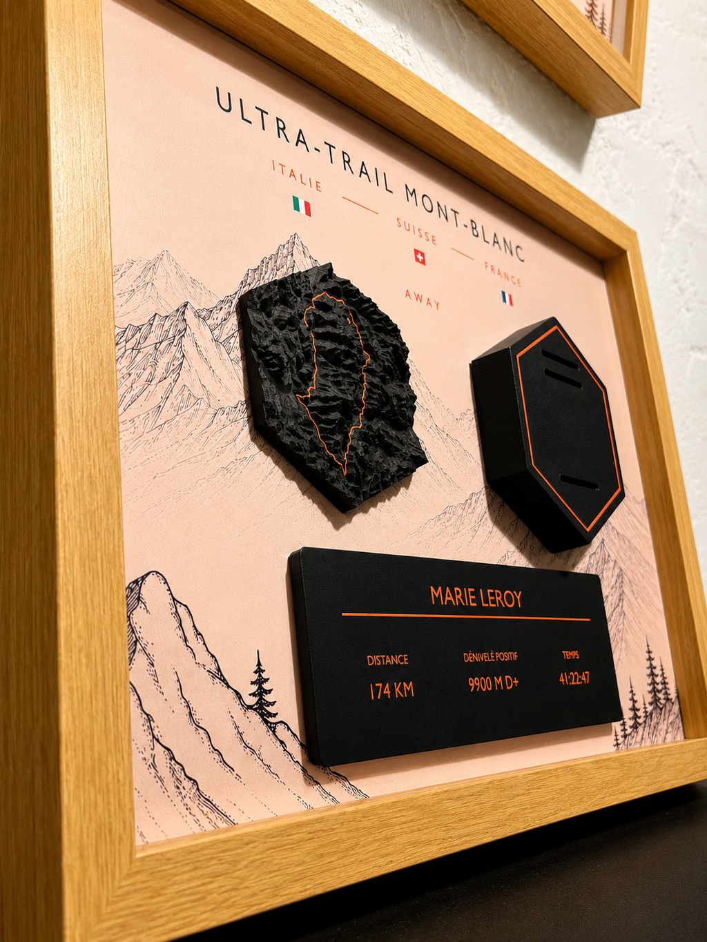 Cadre Trail Legacy Personnalisé Ultra-Trail du Mont-Blanc