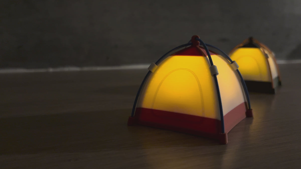 Mini Tente de Camping — Photophore 3D | Décoration Outdoor